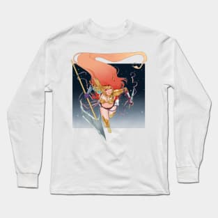 Angela, cosmic Bounty Hunter Long Sleeve T-Shirt